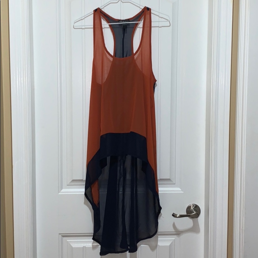 High low tank top